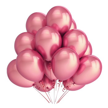 Balony Chromowane Różowe